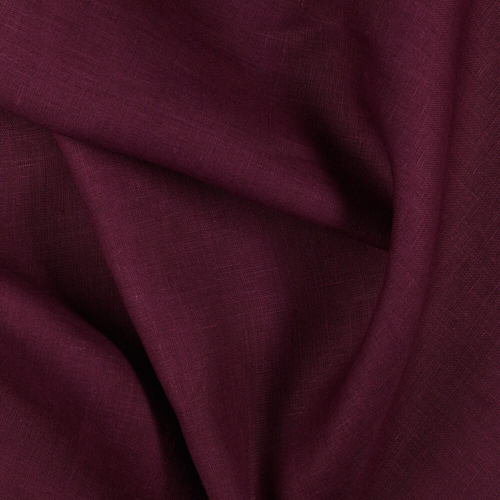 IL019 All-purpose Grape Wine 100% Linen Fabric