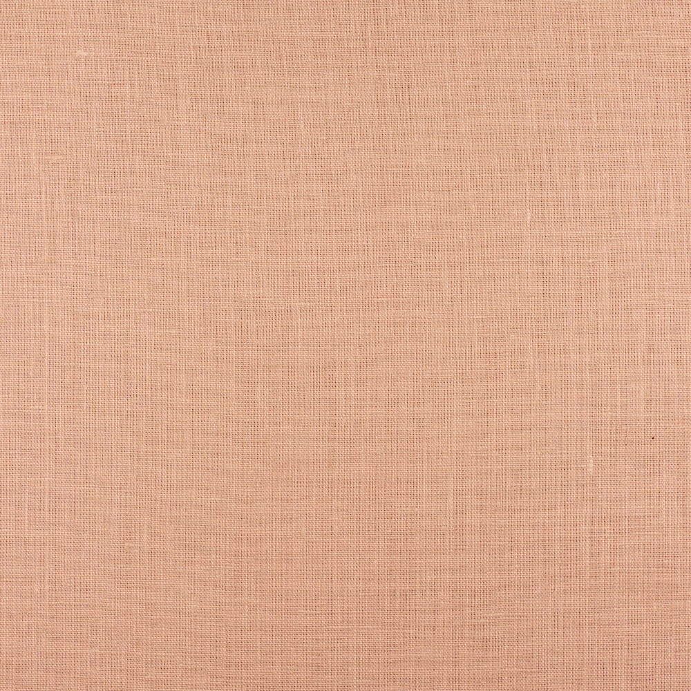 IL019 All-purpose 100% Linen Fabric Mahogany Rose Softened