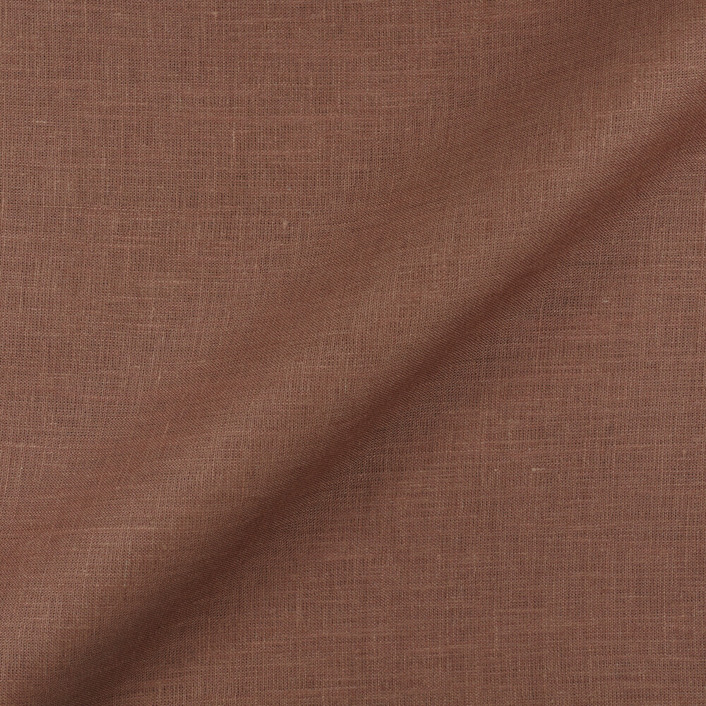 IL019 All-purpose 100% Linen Fabric Cognac Softened