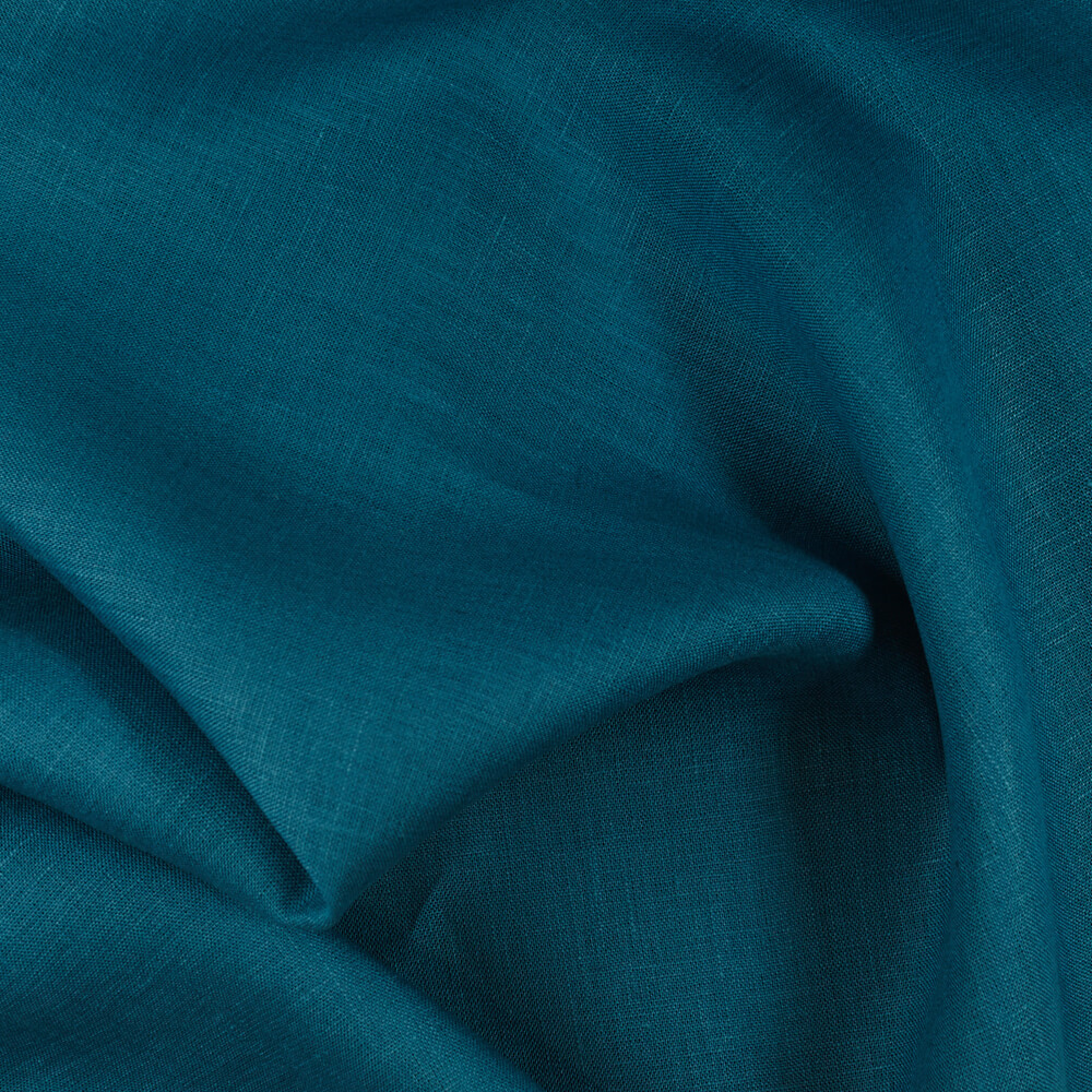 IL019 All-purpose Moroccan Blue 100% Linen Fabric