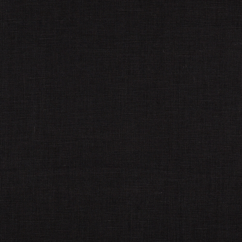 4C22 Rustic  Anthracite 100% Linen Fabric