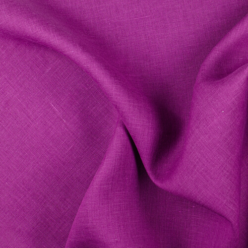 IL020 Handkerchief 100% Linen Fabric Dahlia Softened