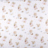 IC008 Muslin White / Mlt Sleeping Rabbits 100% Cotton Discount Fabric