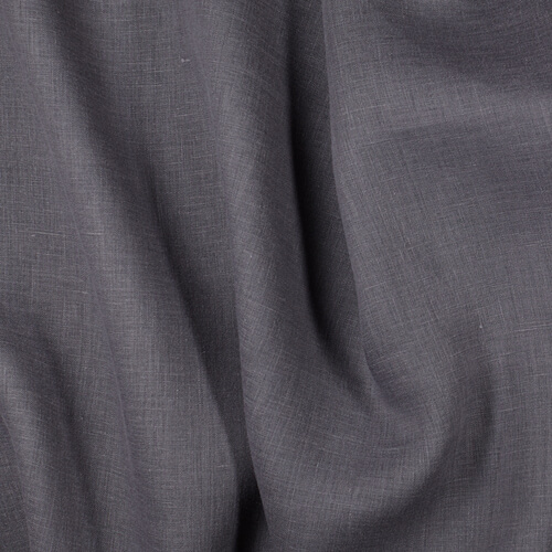 IL020 Handkerchief 100% Linen Fabric Poppy Seed Softened