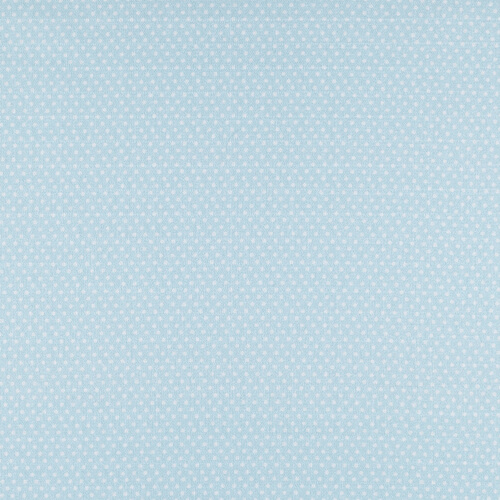 IC008 Muslin 100% Cotton Fabric Blue / White  Dots 1/16″ Softened