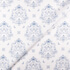 IC008 Muslin White / Blue Teddy Bear 100% Cotton Discount Fabric