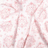 IC008 Muslin White / Pink Teddy Bear 100% Cotton Discount Fabric