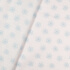 IC008 Muslin White / Blue Dandelion 100% Cotton Discount Fabric