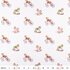 IC005 Percale White / Mlt Horses 100% Cotton Fabric