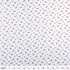 IC005 Percale Blue / Mlt Baby Roses 100% Cotton Discount Fabric