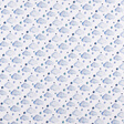 IC005  Clouds  WHITE / BLUE  Softened 100% COTTON Light (3.6 oz/yd<sup>2</sup>)