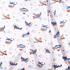IC005 Percale White / Mlt Airplanes 100% Cotton Discount Fabric