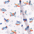 IC005 Percale White / Mlt Airplanes 100% Cotton Discount Fabric