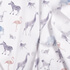 IC005 Percale White / Mlt Blue Gentle Safari 100% Cotton Discount Fabric