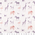 IC005 Percale White / Mlt Pink Gentle Safari 100% Cotton Wholesale Fabric by the Bolt
