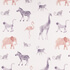 IC005 Percale White / Mlt Pink Gentle Safari 100% Cotton Wholesale Fabric by the Bolt