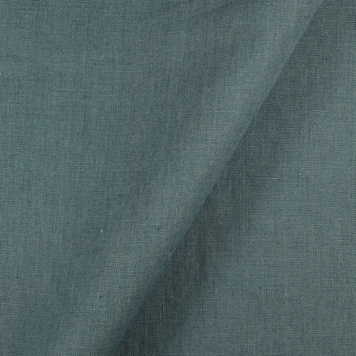 Fabric 4C22 Rustic 100% Linen Fabric Bluestone Fs Premier Finish