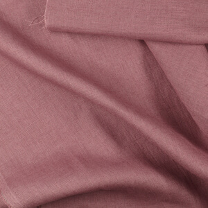 IL019 WISTFUL MAUVE FS Signature Finish - 100% Linen - Medium (5.3 oz/yd²)