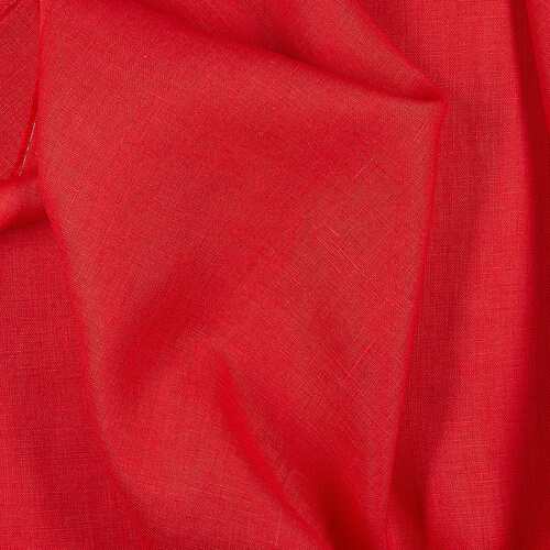 IL019 All-purpose Fiery Red 100% Linen Wholesale Fabric by the Bolt