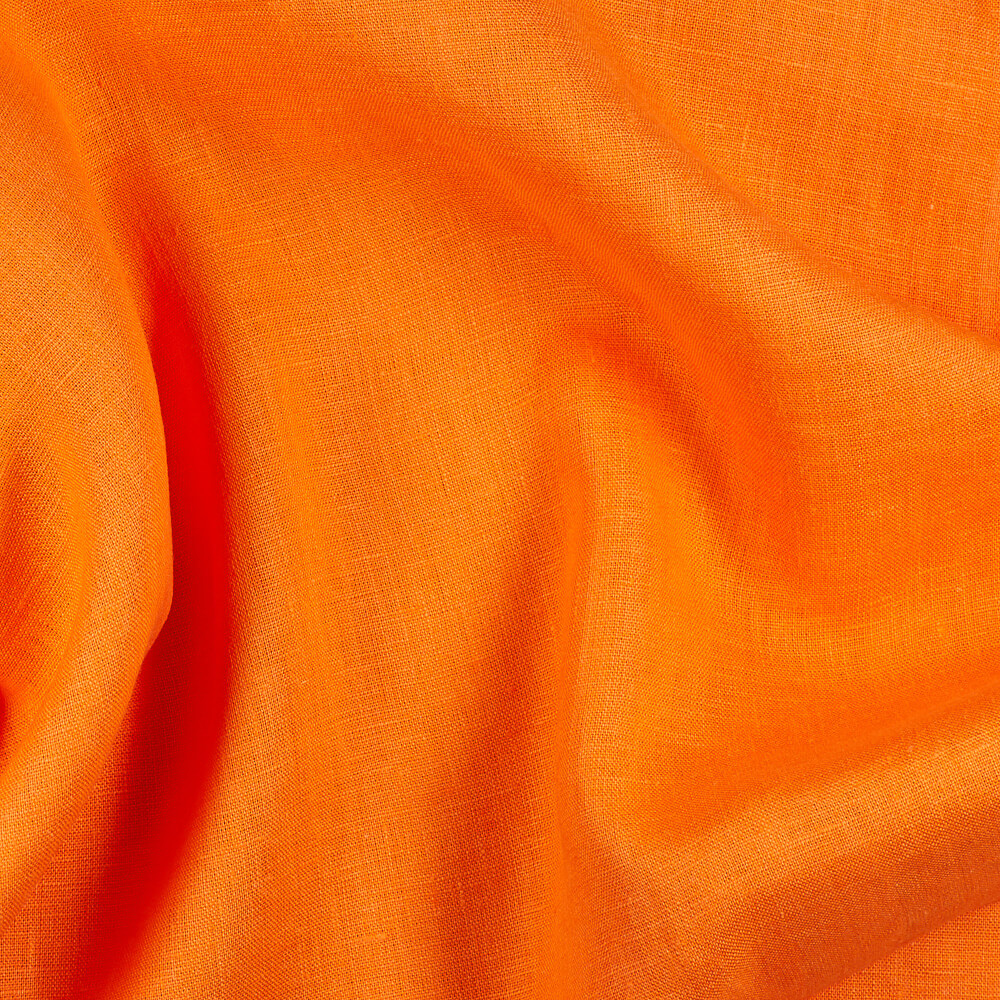 Fabric IL019 All-purpose 100% Linen Fabric Tangelo Fs Signature Finish