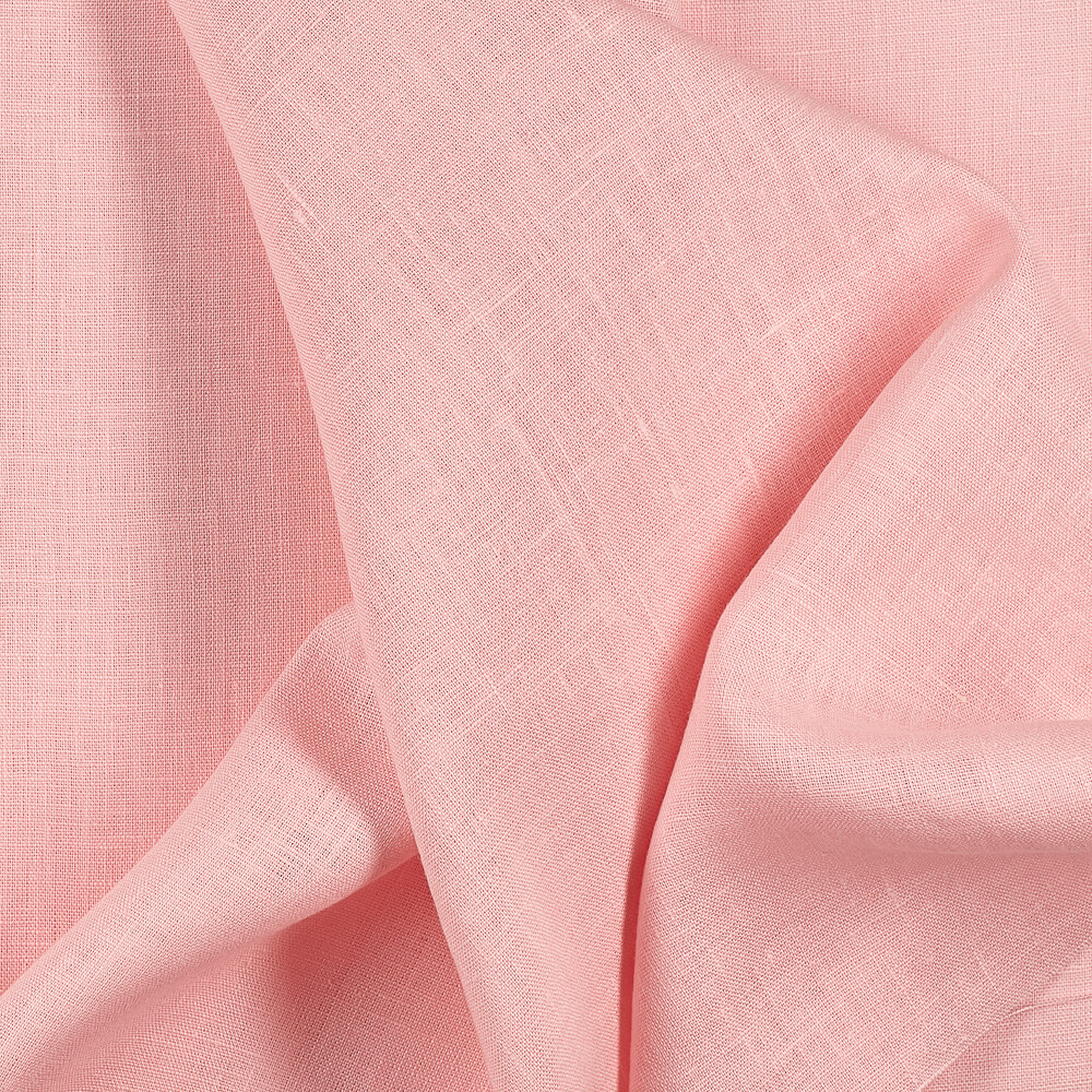 IL019 All-purpose Crystal Rose 100% Linen Fabric