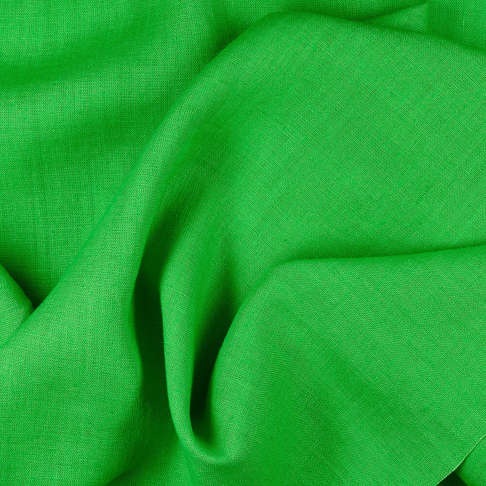 IL019 All-purpose Classic Green 100% Linen Fabric