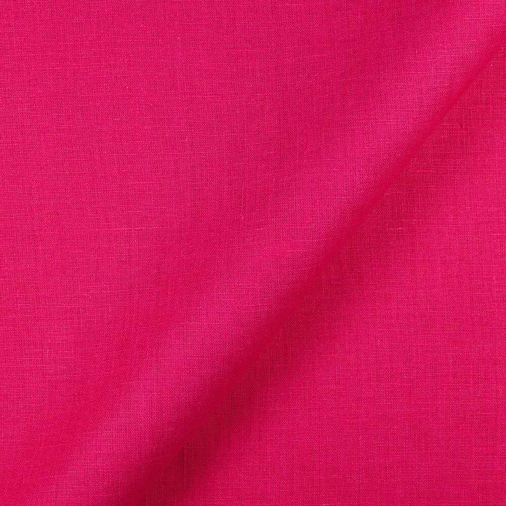IL019 All-purpose 100% Linen Fabric Raspberry Fs Signature Finish