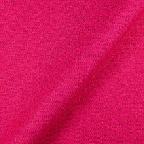IL019 All-purpose 100% Linen Fabric Raspberry Fs Signature Finish