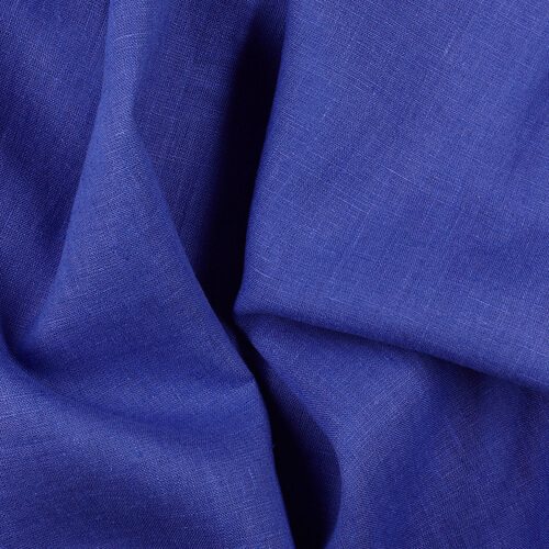 IL019 All-purpose Deep Ultramarine 100% Linen Wholesale Fabric by the Bolt
