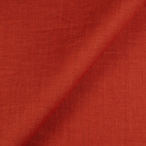 IL019 All-purpose 100% Linen Fabric Barn Red Fs Signature Finish
