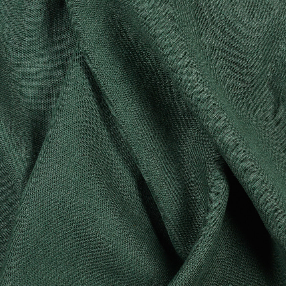 IL019 All-purpose Emerald 100% Linen Fabric