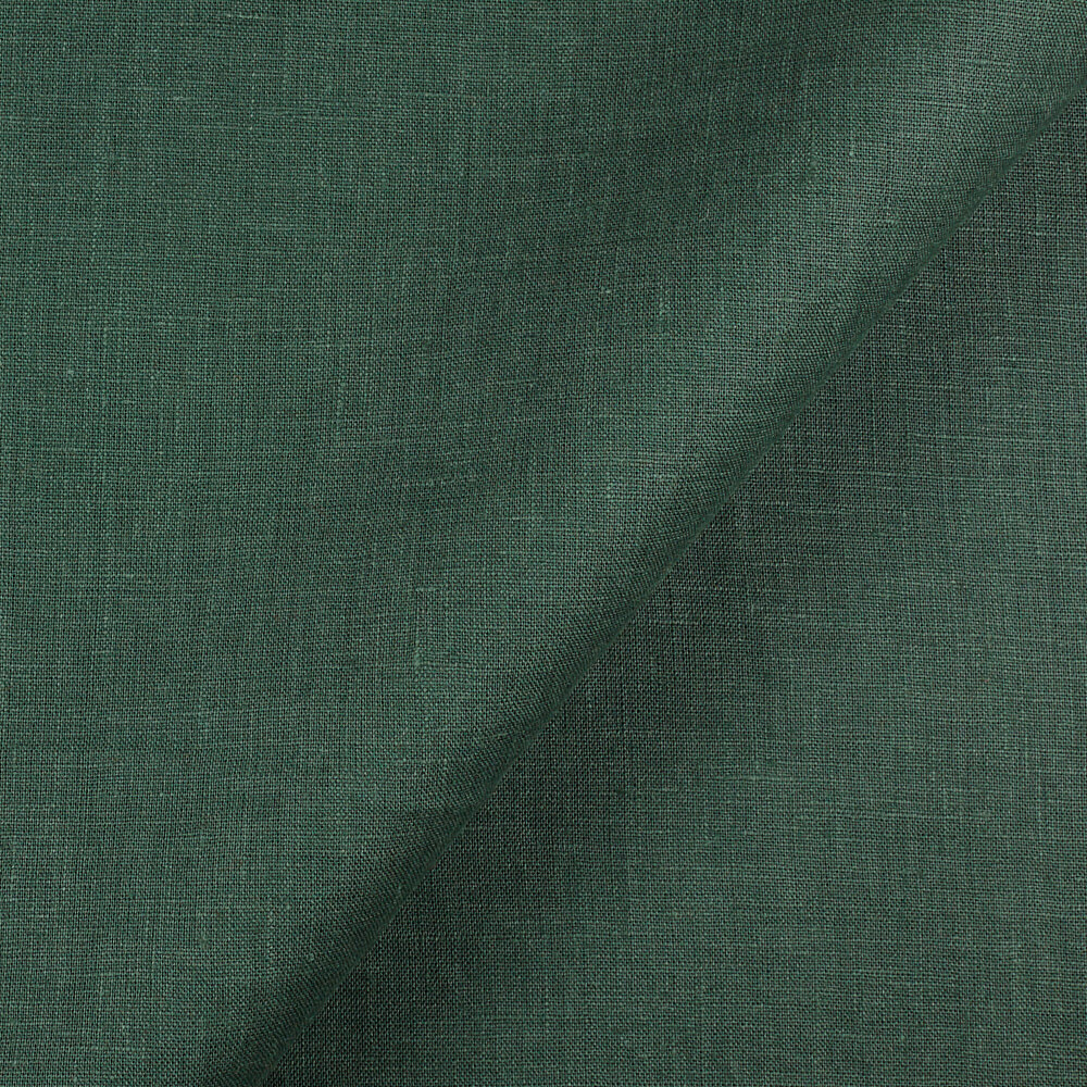 IL019 All-purpose 100% Linen Fabric Emerald Fs Signature Finish