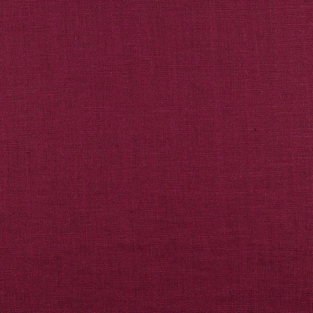 Fabric IL019 All-purpose 100% Linen Fabric Beet Red Fs Signature Finish