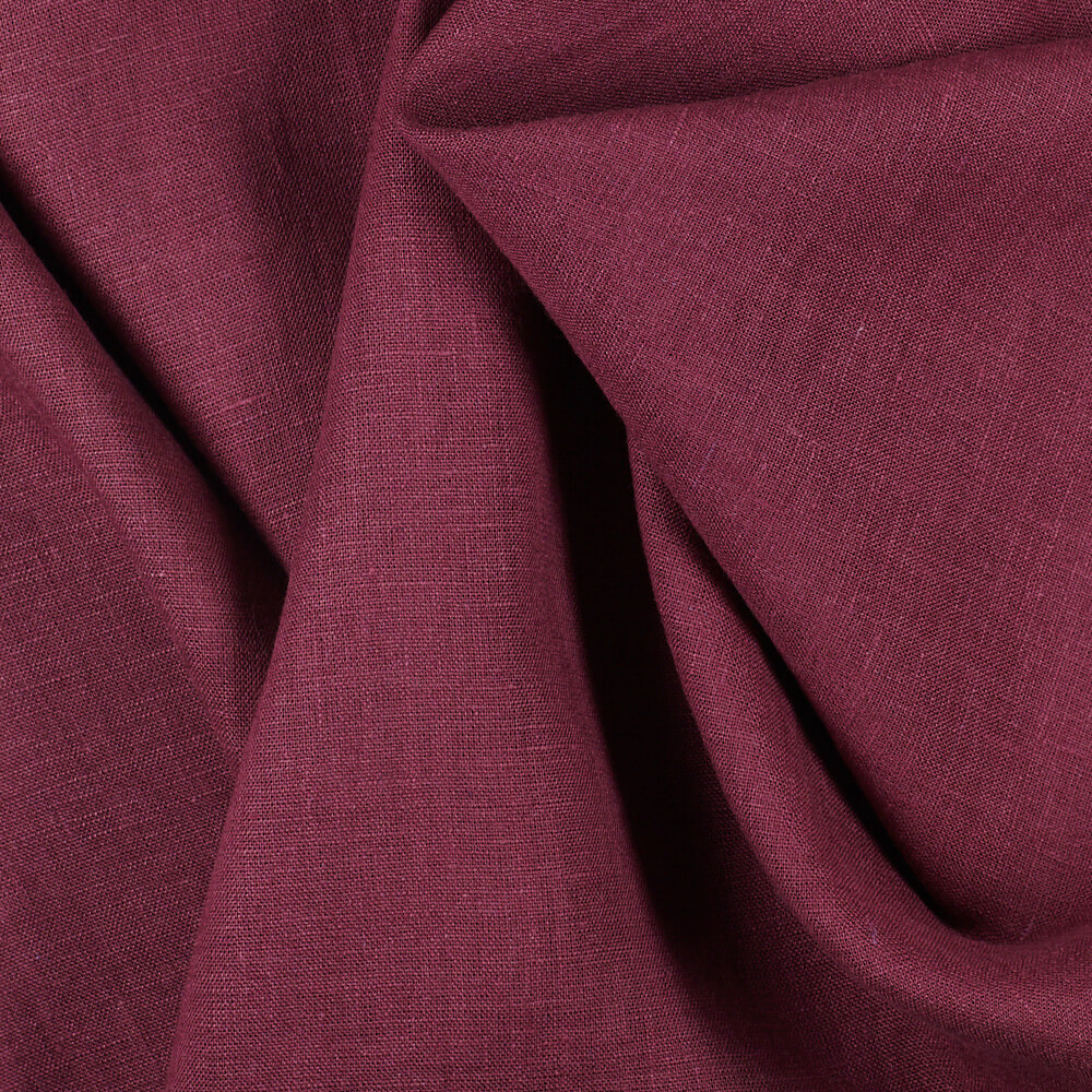 IL019 All-purpose Wildcherry 100% Linen Fabric