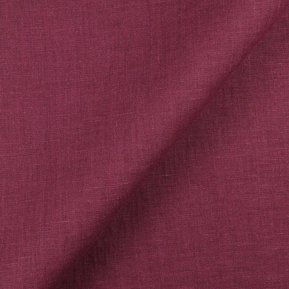 IL019 All-purpose 100% Linen Fabric Wildcherry Fs Signature Finish