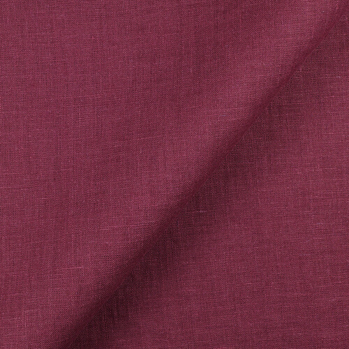 Fabric IL019 All-purpose 100% Linen Fabric Wildcherry Fs Signature Finish