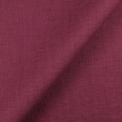 IL019 All-purpose 100% Linen Fabric Wildcherry Fs Signature Finish