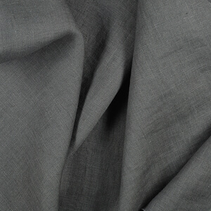 IL019 All-purpose 100% Linen Fabric Graphite Fs Signature Finish