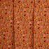 IC023 Faille Orange / Mlt Pablo Flowers 100% Cotton Fabric