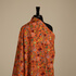 IC023 Faille Orange / Mlt Pablo Flowers 100% Cotton Fabric