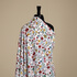 IC023 Faille White / Mlt Pablo Flowers 100% Cotton Fabric