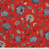 IC023 Faille Red / Mlt Jacobean Jewelry 100% Cotton Fabric