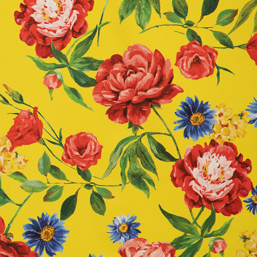 IC023 Faille Maize / Mlt Stephanie 100% Cotton Wholesale Fabric by the Bolt
