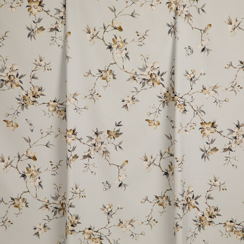 IC023 Faille 100% Cotton Fabric Soft Blue / Mlt Melinda Softened