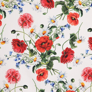 IC023  Sophie  WHITE / MLT  Softened - 100% Cotton - Light (4.4 oz/yd<sup>2</sup>)