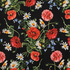 IC023 Faille Black / Mlt Sophie 100% Cotton Wholesale Fabric by the Bolt
