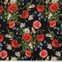 IC023 Faille Black / Mlt Sophie 100% Cotton Wholesale Fabric by the Bolt