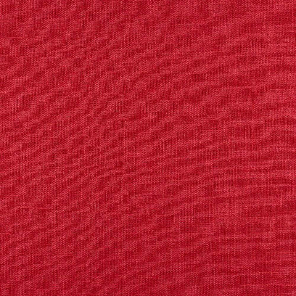 IL019 All-purpose Firecracker Red 100% Linen Fabric