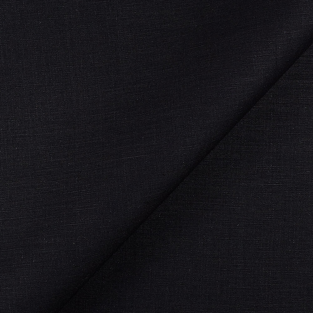 Fabric IS003 51% Linen / 49% Cotton Fabric Black Softened