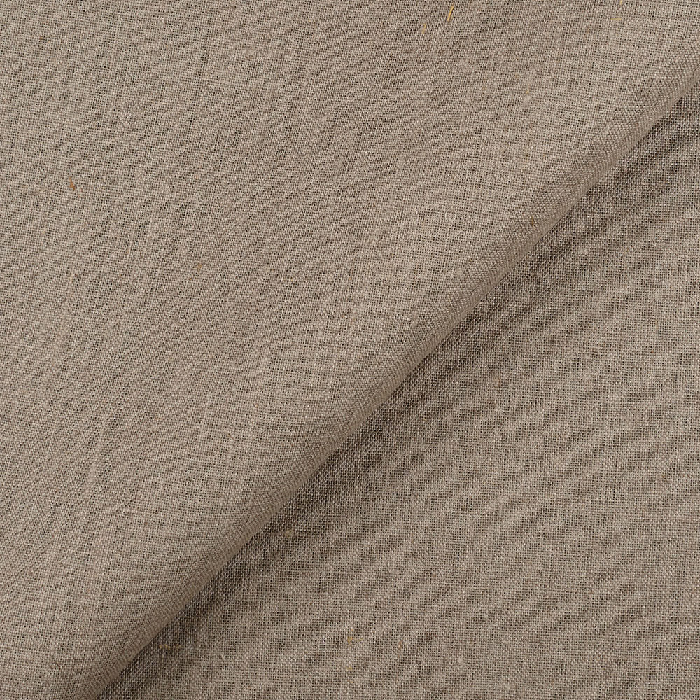 4C22 Rustic  100% Linen Fabric Natural Softened